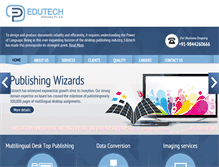 Tablet Screenshot of edutech-publishing.com